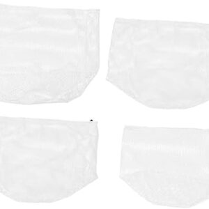 1set Large Mesh Laundry Bags with Drawstring Travel Wash Bag for Dorm Camping and Outdoor Storage Protects Clothes Pillows Blankets and More 4pcs