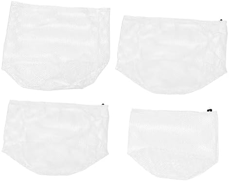 1set Large Mesh Laundry Bags with Drawstring Travel Wash Bag for Dorm Camping and Outdoor Storage Protects Clothes Pillows Blankets and More 4pcs