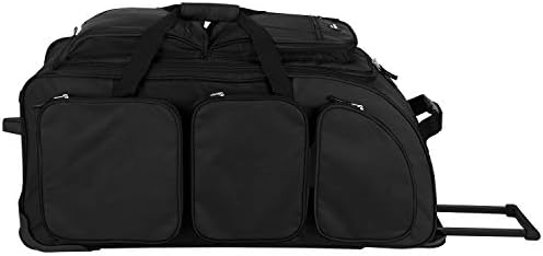 Travelers Club Xpedition 30 Inch Multi-Pocket Upright Rolling Duffel Bag - Image 8