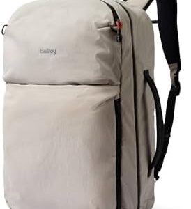 Bellroy Lite Travel Pack 30L (carry-on backpack, travel backpack for international travelers, with laptop pocket, interior packing cells and tuck-away shoulder straps) - Ash