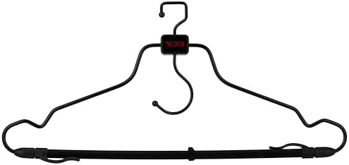 TUMI - 2-Piece Hangers Set - Travel Clothes Hanger for Suit, Coat & Trousers - Space Saving Garment Bag Hangers w/ Hooks - Black - Image 4