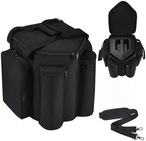 Carrying Case Travel Bag Compatible with Bose S1 Pro+,Portable Bluetooth Speaker Cover Compatible with Bose S1 Pro with Shoulder Strap & Extra Pockets for Microphone,Charger,Cable,Accessories(Black)