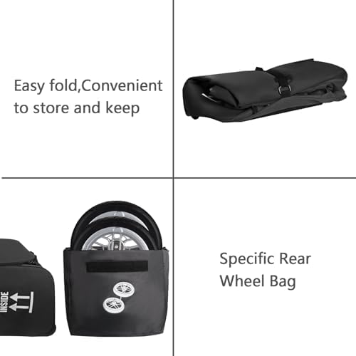 Stroller Travel Bag Compatible with UPPAbaby Vista, Vista V2, Cruz V2,Uppa-baby Bag With Wheels,Dual Handles,Luggage Tag for Airplane Flight Travel - Image 6