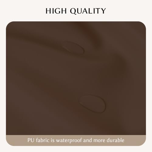 EACHY Toiletry Bag for Women, Large-Capacity Travel Makeup Organizer with Dry & Wet Separation, Portable Cosmetic Bag, Waterproof Design (Brown, L) - Image 2