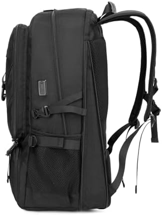 18.4 Inch Large Travel Backpack with Shoe Compartment,80L Water Resistant Anti Theft Backpacks with USB Charging Port,Carry on Flight Approved Laptop Bag Multiple Compartments,for Men Women - Image 13