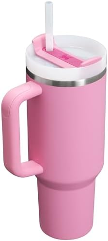 Stanley Quencher H2.0 Tumbler with Handle and Straw 40 oz | Flowstate 3-Position Lid | Cup Holder Compatible for Travel | Insulated Stainless Steel Cup | BPA-Free | Peony - Image 2