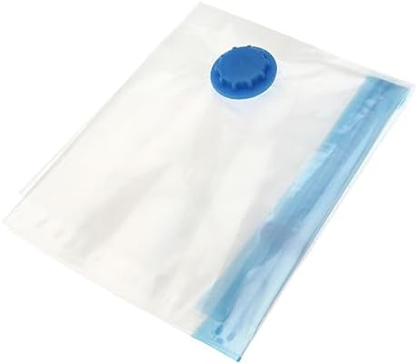 7Pcs Vacuum Compression Storage Bags for Clothes Bedding Pillows Blankets Reusable Space Saver Packing Sacks with Airtight Seal Design for Travel Home Use
