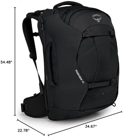 Osprey Fairview 40L Women's Travel Backpack, Black - Image 14