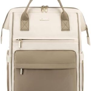 LOVEVOOK Laptop Backpack for Women,15.6 Inch Work Teacher Nurse Bag,Business Computer Backpack Purse with USB Port,Stylish Casual Daypack for Travel