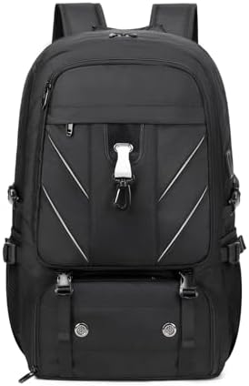 18.4 Inch Large Travel Backpack with Shoe Compartment,80L Water Resistant Anti Theft Backpacks with USB Charging Port,Carry on Flight Approved Laptop Bag Multiple Compartments,for Men Women - Image 9