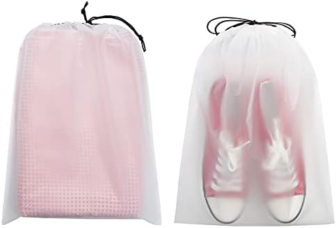 Vorspack Transparent Shoe Bags for Travel Large Clear Shoes Organizers Storage Pouch with Rope for Men and Women 13 Pack - Image 6