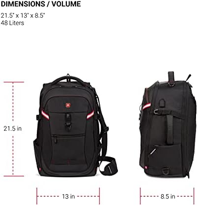 SwissGear Hybrid Travel Laptop Backpack - Image 8