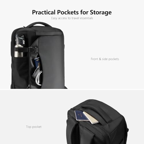 Travel Backpack For Air Travel,Durable Large 40L TSA Flight Approved Carry-on Luggage Hand,Water Resistant Business Rucksack,Weekender Bag Daypack,Fits 17.3 Inch Laptop - Image 6
