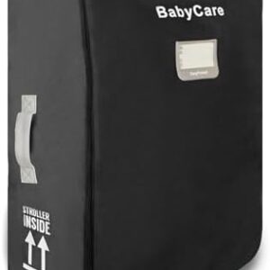 Stroller Travel Bag Compatible with UPPAbaby Vista, Vista V2, Cruz V2,Uppa-baby Bag With Wheels,Dual Handles,Luggage Tag for Airplane Flight Travel