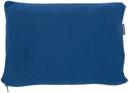 Brookstone Travel Blanket - 2 in 1 Warm Soft Fleece Travel Blanket with Carrying Pouch - Compact Travel Car Airplane Blanket, Blue - Image 2