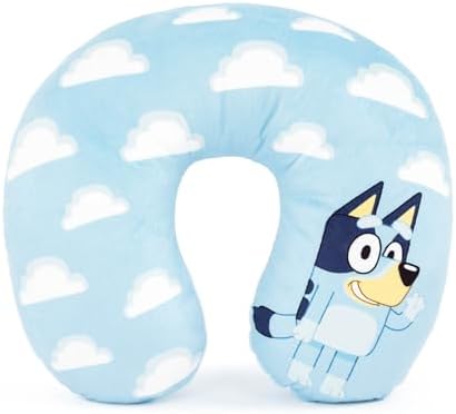 Jay Franco Bluey Kids Travel Set - 3 Piece Set Includes 40 x 50 Throw Blanket, Eye Mask, and Neck Pillow - Super Soft & Cozy Travel Accessories - Image 4