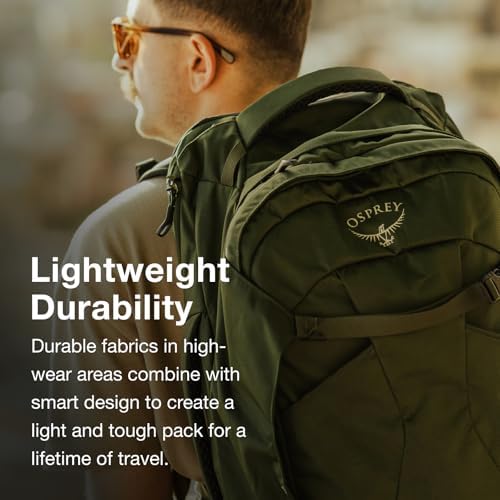 Osprey Farpoint 40L Men's Travel Backpack, Muted Space Blue - Image 3