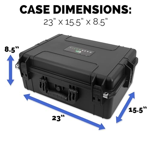CASEMATIX Hard Shell Travel Case Compatible with Xbox Series X Console, Controllers, Headset and Other Accessories - IPX7 Waterproof and Crushproof Carrying Case with Customized Foam Interior - Image 7
