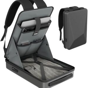 Starlink MINI Backpack, Starlink MINI Case for Power Cables, Battery Adapter & More, Waterproof Travel Bag for Accessories with TSA Lock & Charging Ports, Anti-theft