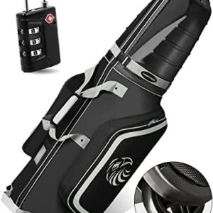 yamato Golf Travel Bag Golf Travel Case With Abs Hard Shell Top Travel Golf Bags For Airlines With Wheels For Golf Clubs Luggage Travel Bags,Great Golf Gift For Golfer