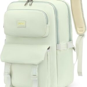 XQXA Travel Backpack For Women Men Flight Approved, Carry on Backpack Bag Luggage, Personal Item Backpack Bag, Laptop Backpack Casual Daypack for travel, work, daily life, business trips (Green)
