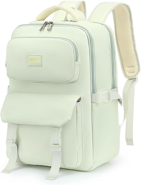 XQXA Travel Backpack For Women Men Flight Approved, Carry on Backpack Bag Luggage, Personal Item Backpack Bag, Laptop Backpack Casual Daypack for travel, work, daily life, business trips (Green)