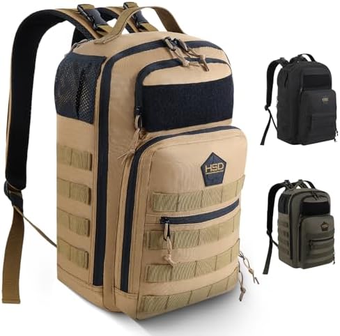HighSpeedDaddy - Baby Diaper Backpack, Military-Grade, Waterproof, Compact Baby Travel Bag w/Stroller Straps & Tablet Sleeve