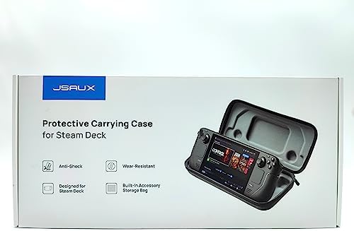 JSAUX Carrying Case Compatible with Steam Deck/ROG Ally/Switch 2, Protective Hard Shell Carry Case Built-in Charger & Docking Station Storage, Portable Travel Bag for Steam Deck OLED/ROG Ally X - Image 11