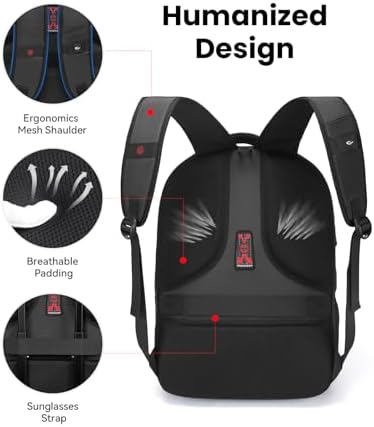 Large Travel Backpack Waterproof Laptop Bag Airline Approved Business Office Work Computer Casual Daypacks TSA Lock Anti-Theft Bookbag with USB Port Fit 17.3 inch Laptops for Men Women - Image 7