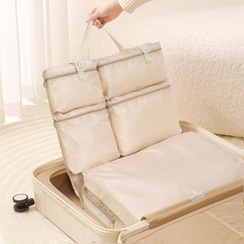 CINPIUK 8-in-1 Packing Cubes for Travel, Suitcase Organzier Bags with Handle for Luggage, Road Trip Travel Accessories with 8 Pockets, Space Saving Luggage Bags - Image 3