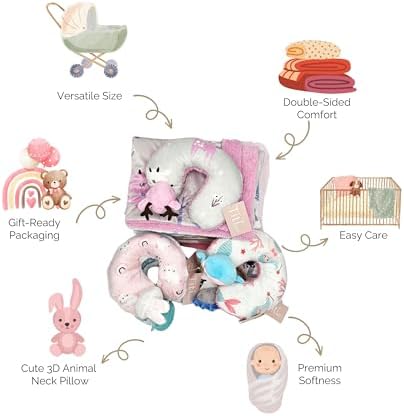 TITI with Love Reversible Baby Blanket and Pillow Set – Lion Baby Blanket with Neck Pillow for Infants, Toddlers, and Travel, 37x27 in - Image 7