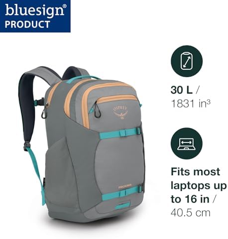 Osprey Proxima 30L Campus Laptop Backpack, Firestarter Orange - Image 2