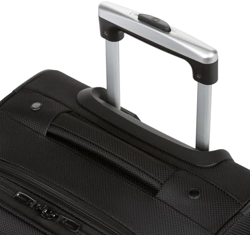 SwissGear Sion Softside Expandable Luggage, Black, Carry-On 21-Inch - Image 8