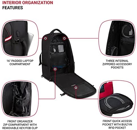 SwissGear Hybrid Travel Laptop Backpack - Image 4