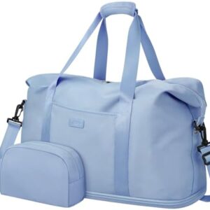 Expandable Travel Duffle Bags Weekender Overnight Bags for Women Men Hospital Bag for Women Labor Delivery with Toiletry Bag Waterproof