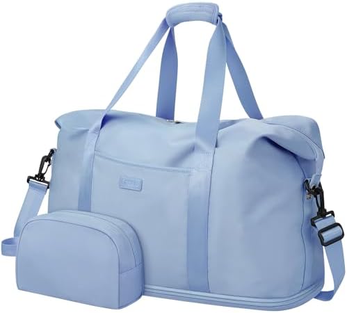 Expandable Travel Duffle Bags Weekender Overnight Bags for Women Men Hospital Bag for Women Labor Delivery with Toiletry Bag Waterproof