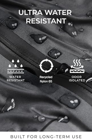 AirVault Vacuum Seal Travel Backpack 60L - Expandable Air Compression Vacuum System, Airback, Vacpack, Water-Resistant, Carry-On with TSA Lock Fits 19" Laptop, Backvac (Black) - Image 7