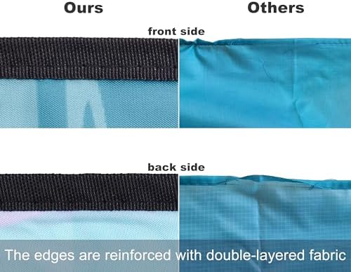 Beach Blanket Waterproof Sandproof Beach Mat 79" X 83" /10'x9'for 2-8 Adults Quick Drying Outdoor Picnic Mat Beach Accessories for Travel, Camping, Hiking - Image 4