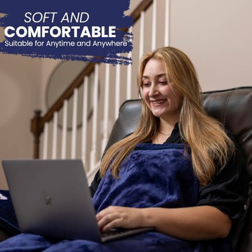 Cloud 9 Airline Travel Blanket Compact with Bag, Airplane Blanket for Long Flight, 3 in 1 Neck Pillow, Lumbar Support, Premium Airplane Accessories, Security Pouch, 300 GSM, Polyester Fleece - Image 5