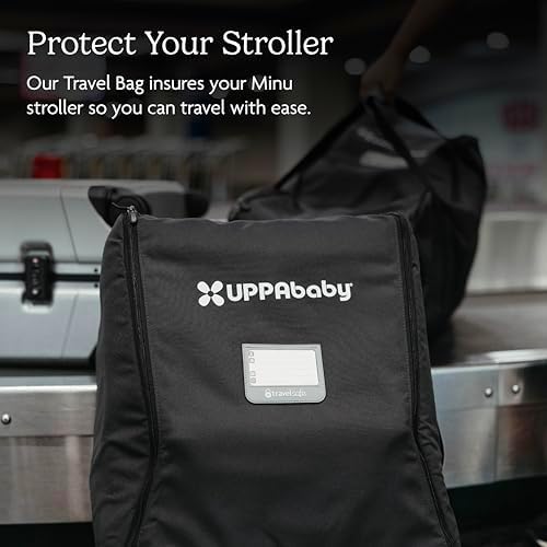 UPPAbaby Travel Bag for all Minu Stroller Models – Backpack Style with Inner Wheel Bag + Storage Pocket - Durable Design with TravelSafe Protection - Image 2
