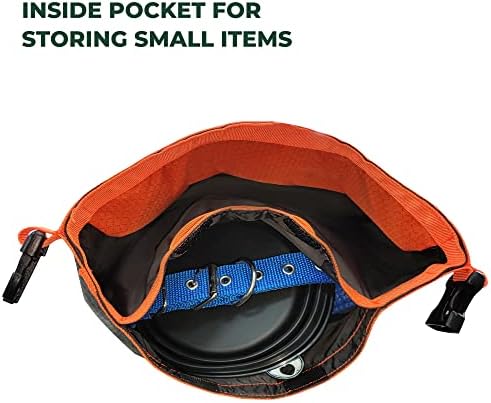 FXW Dog Food Travel Bag,Large Capacity for Travel Kibble Storage Perfect for RV Road Trips, Camping, Longterm Dog Boarding Gear Accessories Gray, 64 Cups - Image 4