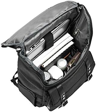 YALUNDISI Vintage Backpack Travel Laptop Backpack with usb Charging Port for Women & Men College Backpack Fits 15.6 Inch Laptop Black - Image 4