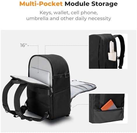 K&F Concept Camera Backpacks for Photographers Travel Bag for Tripod Camera Lence Accessory with laptop compartment and Rain Cover Waterproof Multi-Functional Camera Bags for Dslr Cameras - Image 3