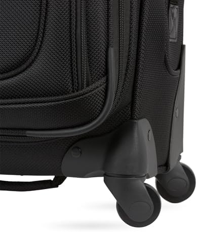 SwissGear Sion Softside Expandable Luggage, Black, Carry-On 21-Inch - Image 9
