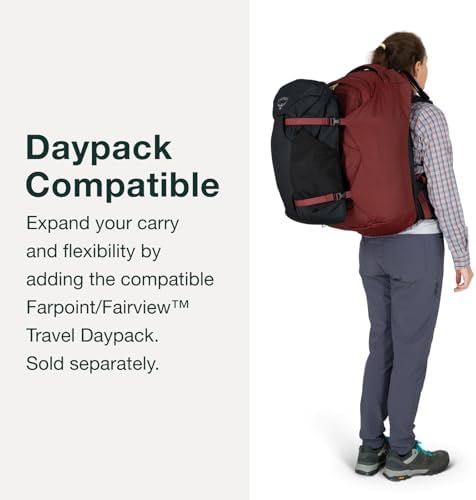 Osprey Fairview 40L Women's Travel Backpack, Black - Image 6