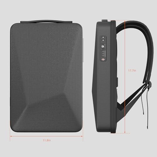 Starlink MINI Backpack, Starlink MINI Case for Power Cables, Battery Adapter & More, Waterproof Travel Bag for Accessories with TSA Lock & Charging Ports, Anti-theft - Image 5