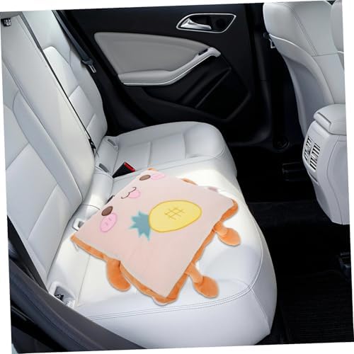 Bread Plush Pillow Blanket Dual Sided Design for Comfort Cute Food Plushies for Cars Offices and Home Use Thickened Versatile Cushion Blanket - Image 4