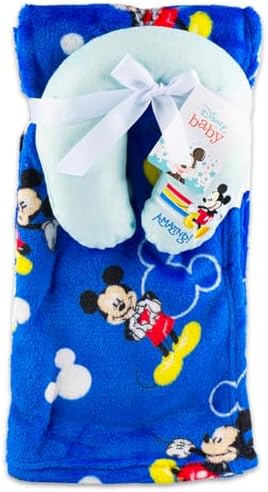 Mickey Mouse Travel Blanket - Mickey Mouse Travel Pillow Bundle Includes Mickey Mouse Travel Blanket, Mickey Mouse Travel Pillow, Stickers, More | Mickey Mouse Travel Set - Image 3