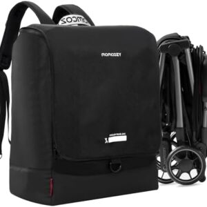 Momcozy Stroller Travel Bag for Airplane | Suit ClickGo Stroller | Compatible with Strollers Folded Dimensions of 22.1 X 17.3 X 9.8 Inch | Fit Most Major Brand | Hand-held ＆ Back-carrying