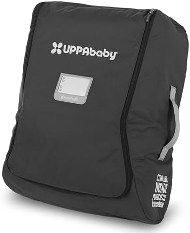 UPPAbaby Travel Bag for all Minu Stroller Models – Backpack Style with Inner Wheel Bag + Storage Pocket - Durable Design with TravelSafe Protection